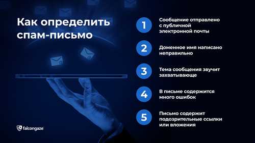 какие признаки указывают на незапрашиваемую информацию