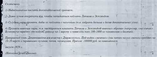 реакция ленину и её последствия для советского руководства
